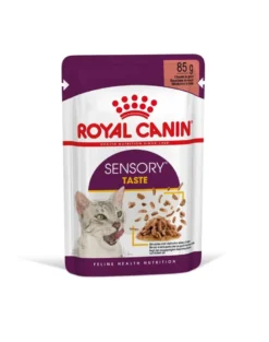 ROYAL CANIN Sensory Taste jelly 48x85 g pezzi in salsa per gatti adulti per stimolare l'esperienza del gusto