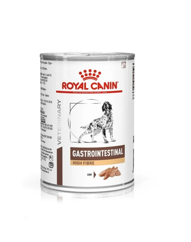 ROYAL CANIN Veterinary Gastrointestinal High Fibre paté 410g cibo dietetico per cani