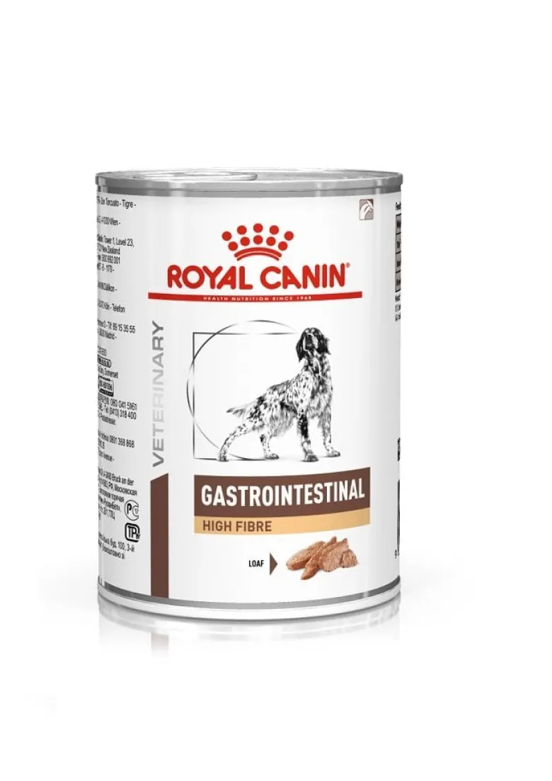 ROYAL CANIN Veterinary Gastrointestinal High Fibre paté 12 x 410g cibo dietetico per cani