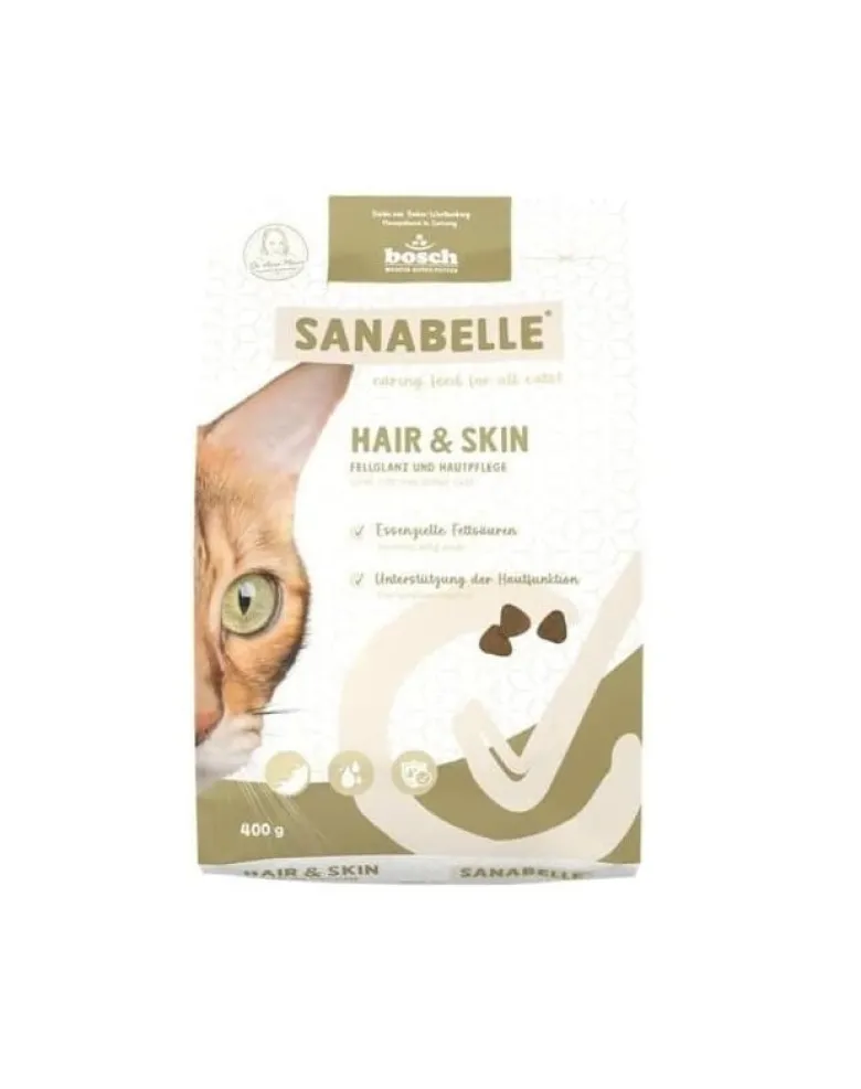 SANABELLE Hair Skin 400 g per gatti che supporta la condizione del pelo e della pelle