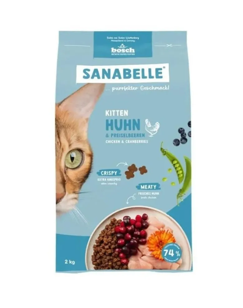 SANABELLE Kitten Pollo 2 kg per gattini e gatte in gravidanza e allattamento
