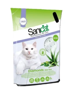 SANICAT Diamonds Aloe Vera 5 l lettiera assorbente per gatti