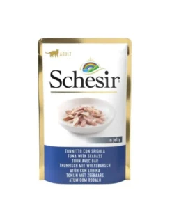 SCHESIR Jelly Adult Tuna&Sea Bass 85g tonno con branzino in gelatina