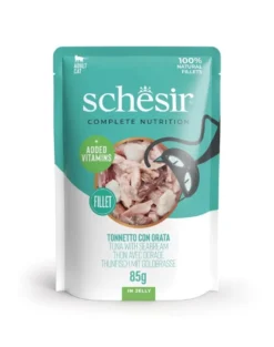 SCHESIR Jelly Adult Tuna&Sea Bream 85g tonno con dorado in gelatina