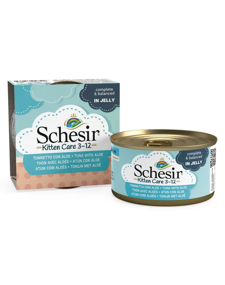 SCHESIR Tonno con Aloe Vera per gattini 85g