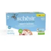 SCHESIR Tonno con branzino in gelatina per gatti 6x50g