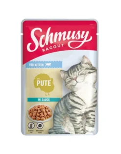 SCHMUSY RAGOUT con tacchino in salsa per gattini 100 g