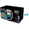 SHEBA Classics Sapori di pesce in vaschetta 32x85 g Alimento umido completo per gatti adulti con salmone, pesce bianco e carote, tonno e verdure, merluzzo