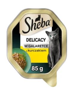 SHEBA Delicacy con pollo in gelatina 85 g cibo umido per gatti