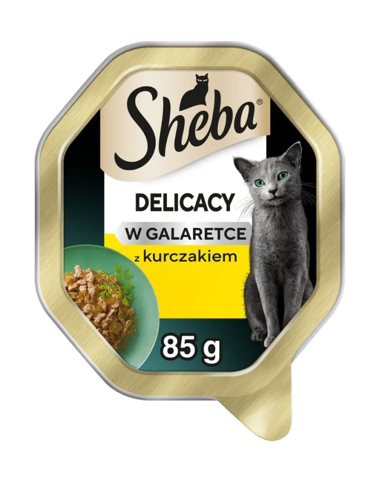 SHEBA Delicacy con pollo in gelatina 85 g cibo umido per gatti