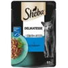 SHEBA Delicacy in busta 85g cibo umido completo per gatti adulti pezzi di tonno in gelatina
