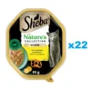 SHEBA Nature's Collection in vaschetta 22x85g alimento umido completo per gatti adulti bocconcini con pollo in salsa