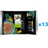 SHEBA Nature’s Collection Selezione di sapori 52x85 g Alimento umido completo per gatti adulti, bocconcini in salsa con pollo, tacchino, tonno e salmone