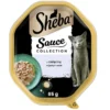 SHEBA Sauce Collection in vaschetta 85g cibo umido completo per gatti adulti bocconcini di vitello in salsa
