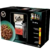 SHEBA Selection bustine in salsa 12x85g Alimento umido completo per gatti adulti con pollo e manzo, pollo, agnello, anatra e tacchino