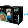 SHEBA Selection Sapori di pesce in bustina 48x85g Alimento umido completo per gatti adulti bocconcini in salsa con salmone e merluzzo nero, pesce bianco, pesce oceanico, merluzzo