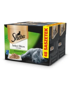 SHEBA Select Slices in Gravy cibo umido per gatti in salsa 48 x 85g