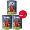 SIMPLY FROM NATURE Cibo umido per cani Capra con patate 400 g (2+1 GRATIS)