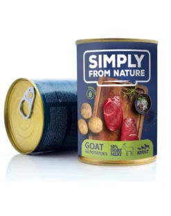 SIMPLY FROM NATURECibo umido per cani capra e patate 6 x 400g
