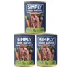 SIMPLY FROM NATURE Cibo umido per canicon anatra e carote 3 x 400g