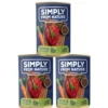 SIMPLY FROM NATURE cibo umido per cani con cavallo e semi di lino 3 x 400g