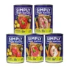 SIMPLY FROM NATURE Cibo umido per cani mix gusti 6 x 400g
