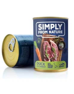 SIMPLY FROM NATURE Cibo umido per cani mix gusti 6 x 400g