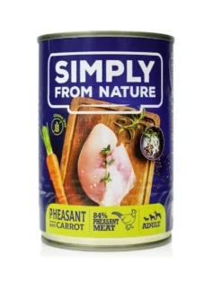 SIMPLY FROM NATURE Cibo umido per cani mix 4 gusti 12 x 400g