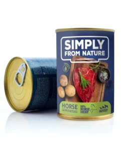 SIMPLY FROM NATURE senza cereali - Cavallo con semi di lino 6 x 400 g + 1 GRATIS