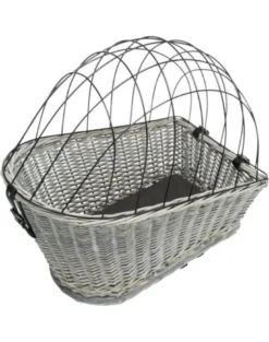 TRIXIE Cestino per bicicletta con griglia 35 × 49 × 55 cm