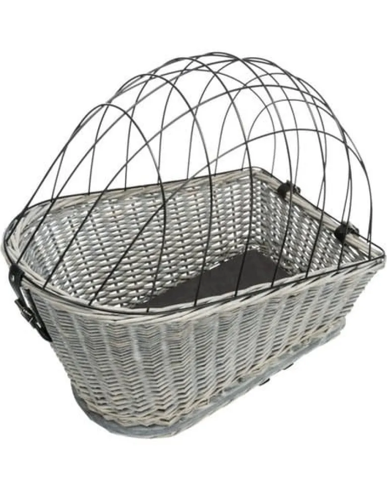 TRIXIE Cestino per bicicletta con griglia 35 × 49 × 55 cm