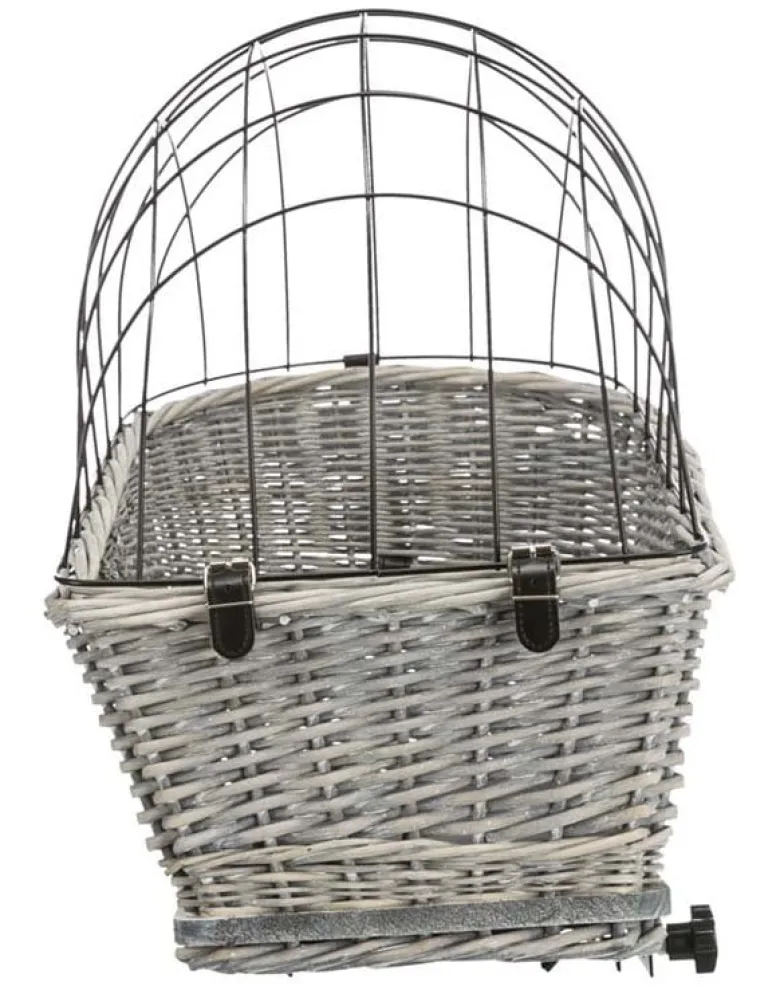 TRIXIE Cestino per bicicletta con griglia 35 × 49 × 55 cm