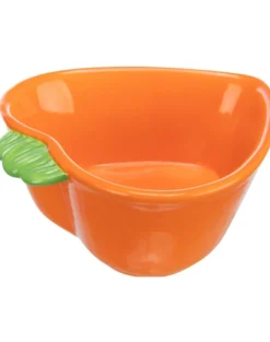 TRIXIE Ciotola in ceramica per roditori a forma di carota 180 ml