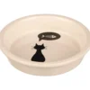 TRIXIE Ciotola per gatti in ceramica con motivo a gatto 250 ml