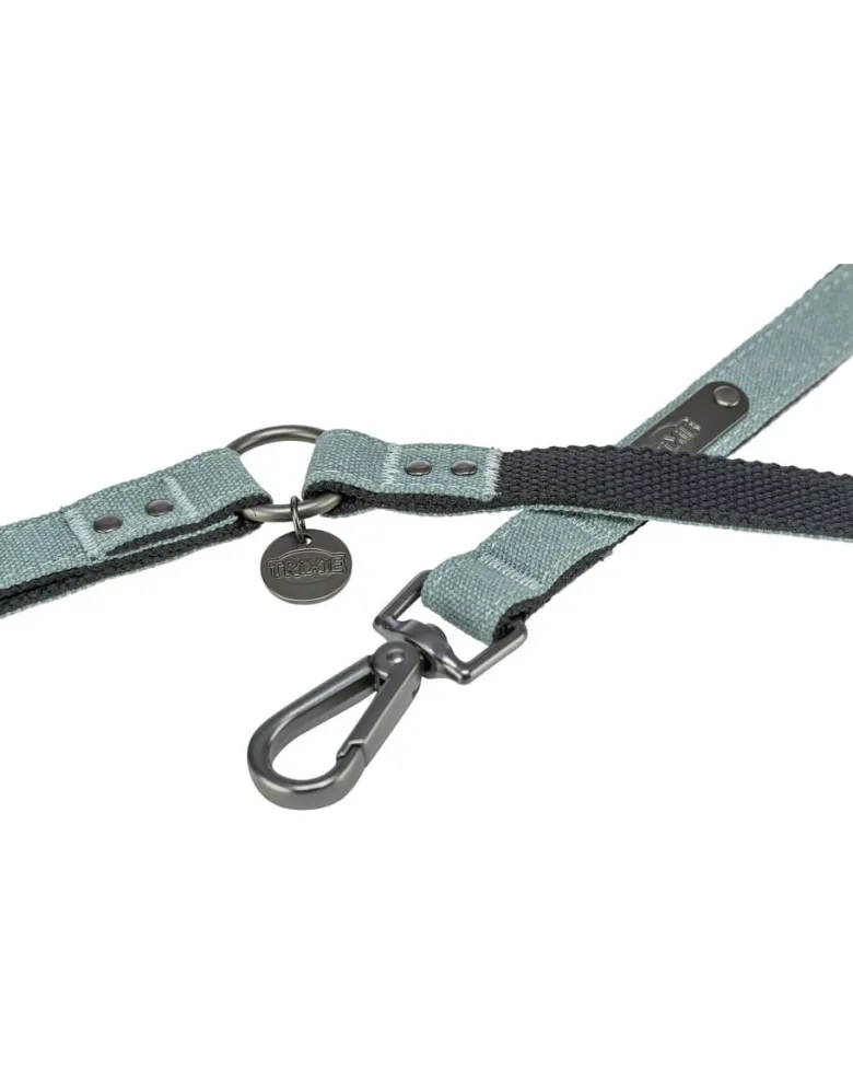 TRIXIE CityStyle Guinzaglio da addestramento S–M: 2.00 m/13 mm grigio chiaro