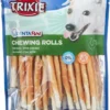 TRIXIE Denta Fun Chicken Chewing Rolls in pelle di bovino con filetti di pollo arrotolati 12 cm. 30 pz./240 gr.