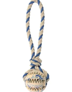 TRIXIE Dentafun Palla con corda 7 cm