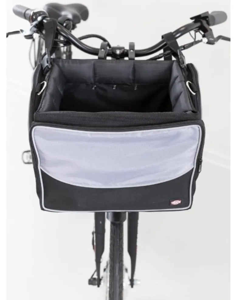 TRIXIE Front-Box per cani, nero/grigio, 41 × 26 × 26 cm