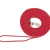 TRIXIE Junior Lunghina tonda per cuccioli XXS–XS: 8 m/ 4 mm rosso