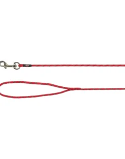 TRIXIE Junior Lunghina tonda per cuccioli XXS–XS: 8 m/ 4 mm rosso