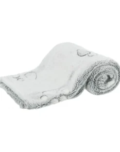 TRIXIE Nando, coperta grigio chiaro per cane o gatto 75x50cm
