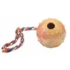 TRIXIE Palla in gomma naturale con corda 6cm/30cm