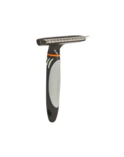 TRIXIE Pettine doppio in metallo per cani a pelo lungo 10 × 15 cm