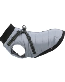 TRIXIE Pontis cappotto con pettorina M 45 cm grigio