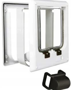 TRIXIE Porta per gatti 'freecat de luxe elettromagnetico bianco