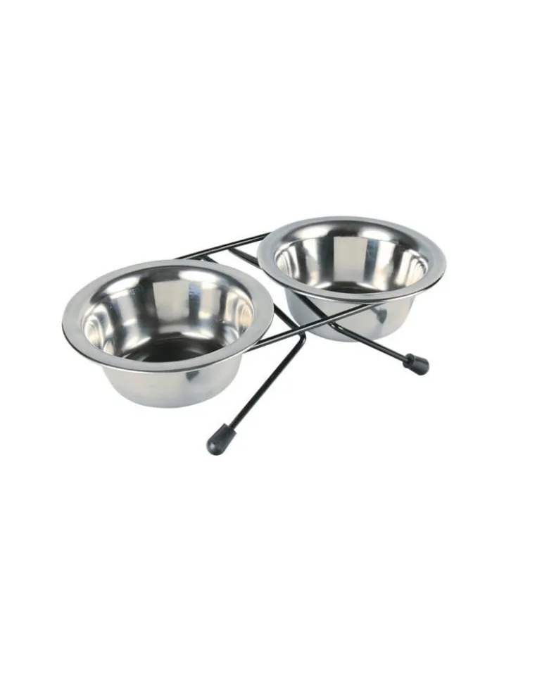 TRIXIE Supporto per ciotola 2 x 1,8 l