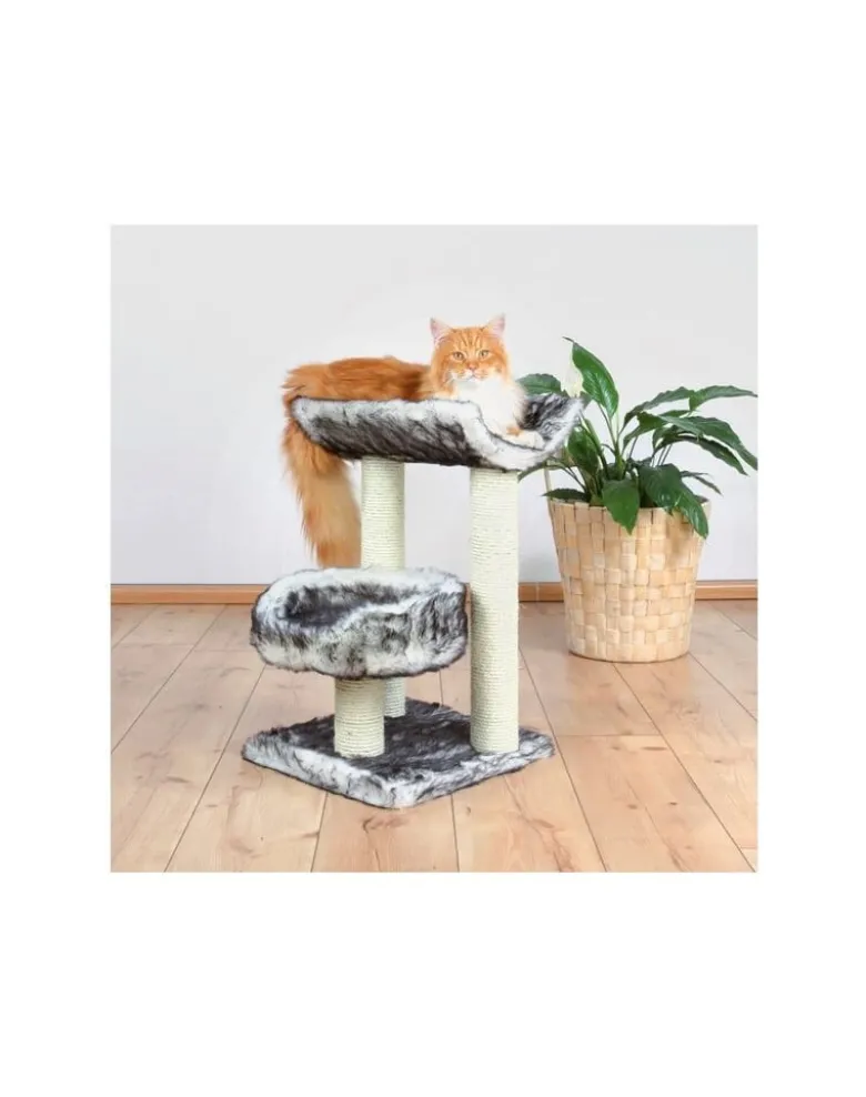 TRIXIE Tiragraffi per gatti "Isaba" 62 cm nero / bianco