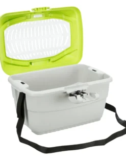 TRIXIE Trasportino Mini-Capri 40 x 22 x 30 cm. blu/argento