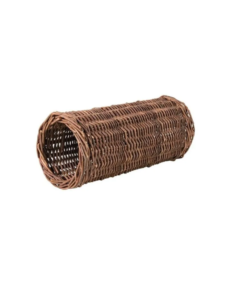 TRIXIE Tunnel in vimini per criceti 10 x 25 cm
