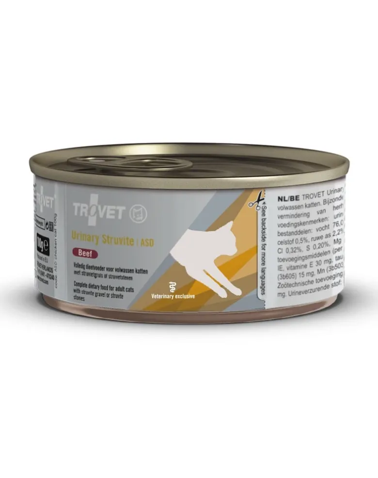 TROVET Urinary Struvite Beef ASD 100g